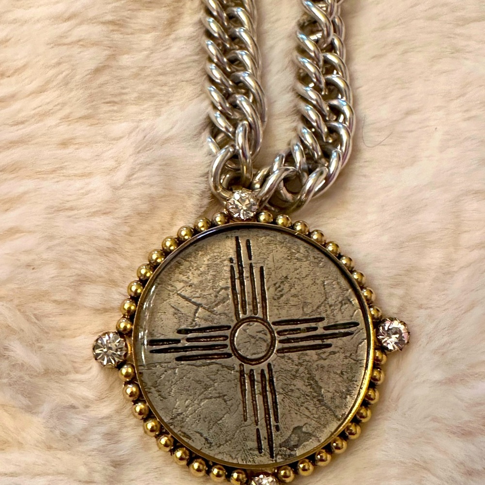 Virgins Saints & Angels necklace with Grande medallion